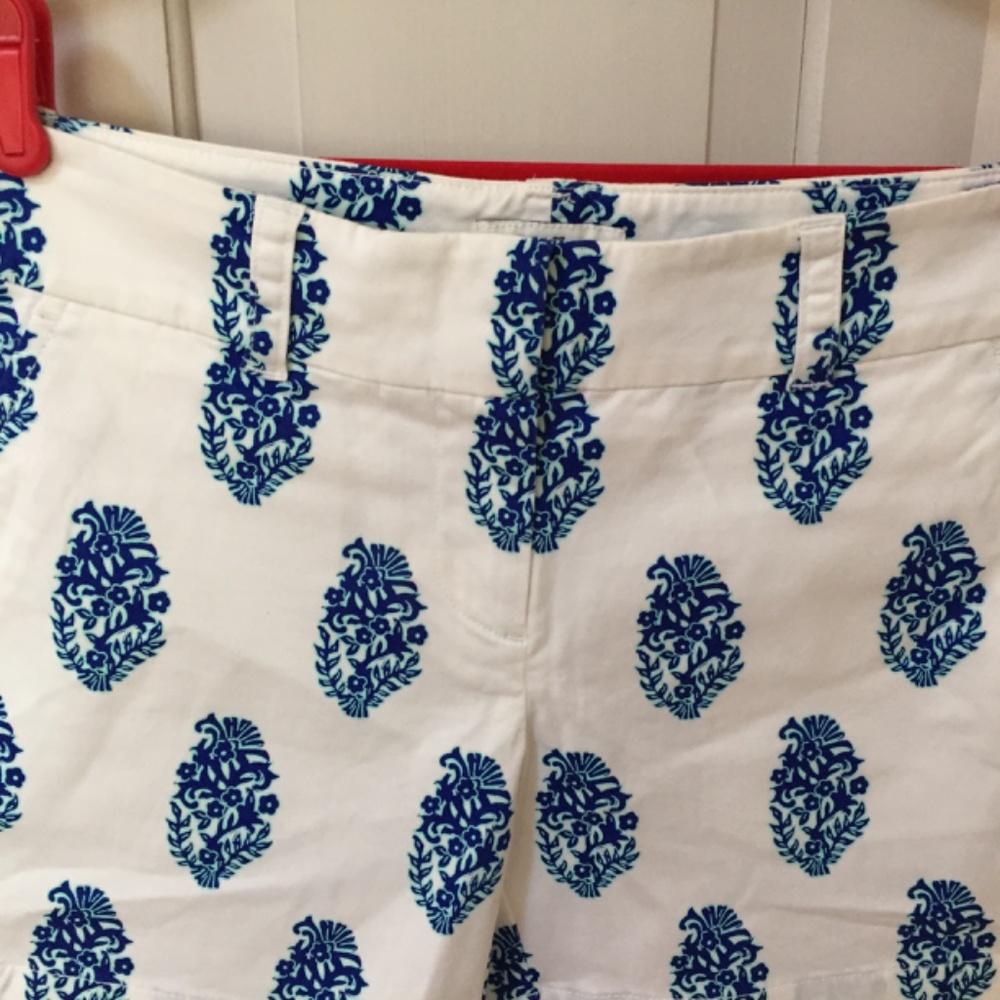 Vineyard Vines White & Blue Shell Fleur Shorts~ "Ocean Reef" NWT - Picture 3 of 11
